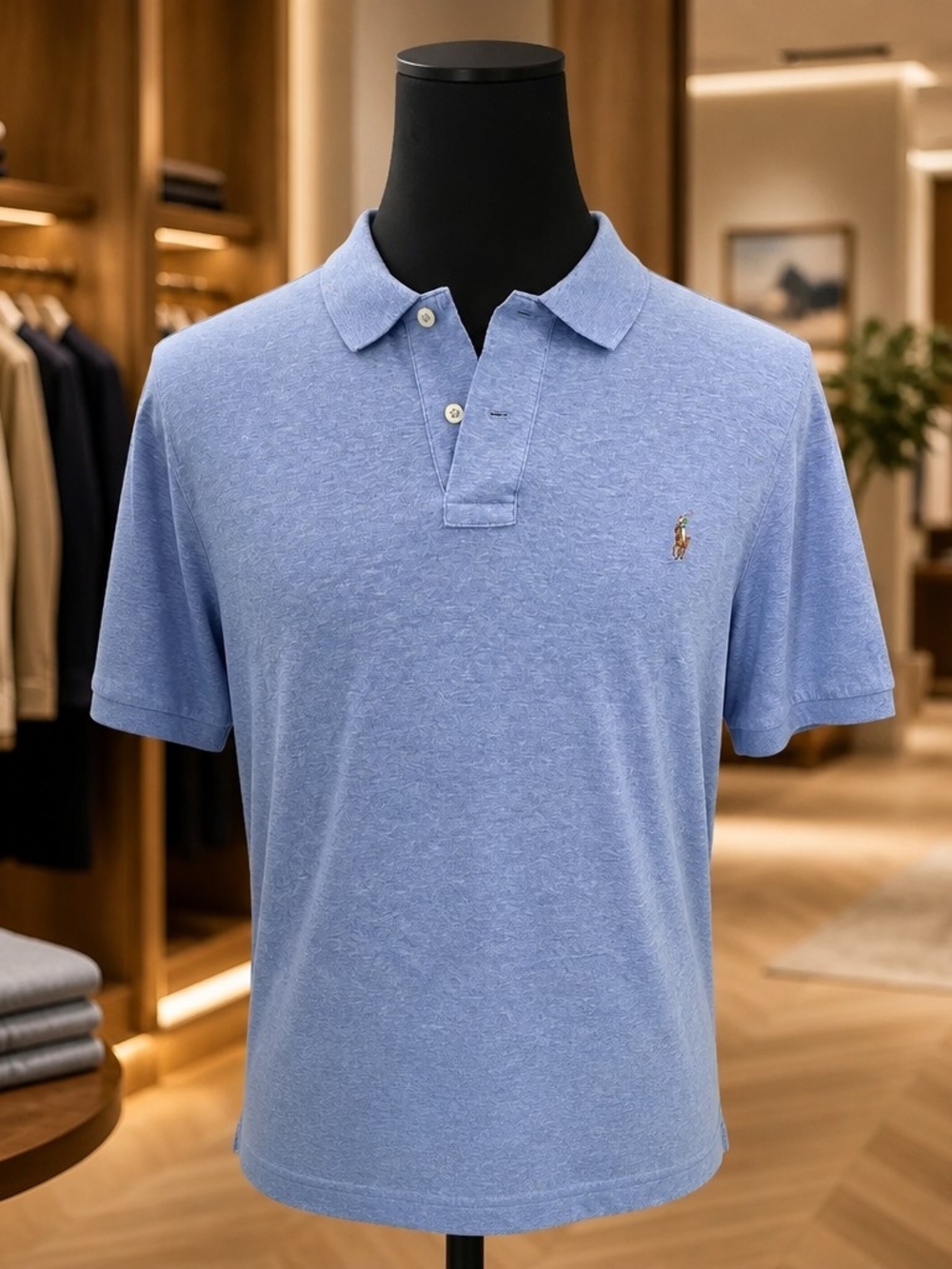 Polo Ralph Lauren Men’s Size XL Pima Soft Touch Light Blue